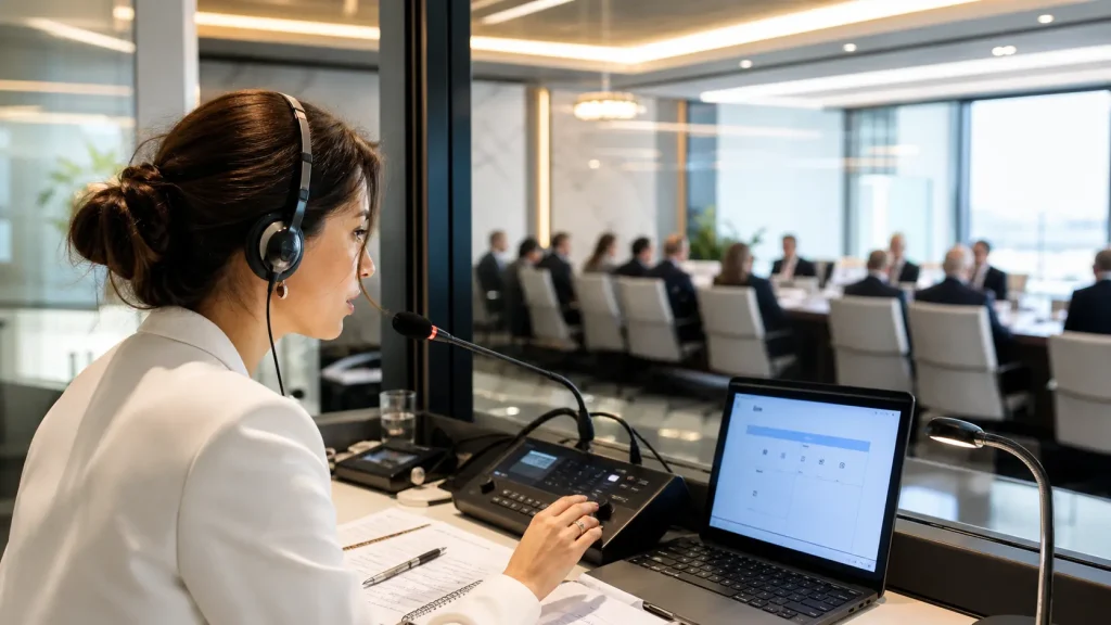 interpretariat pentru conferinta